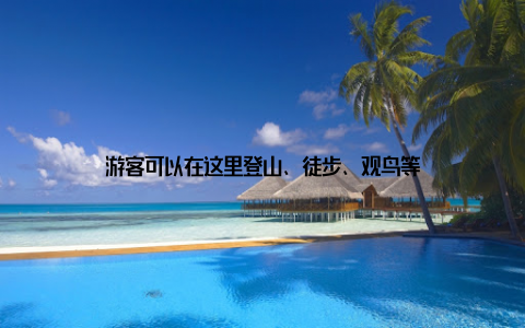 游客可以在这里登山、徒步、观鸟等