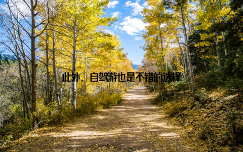 此外, 自驾游也是不错的选择