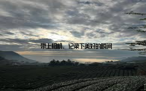 – 带上相机, 记录下美好的瞬间
